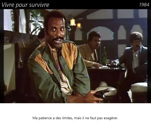 Vignette : Vivre pour survivre